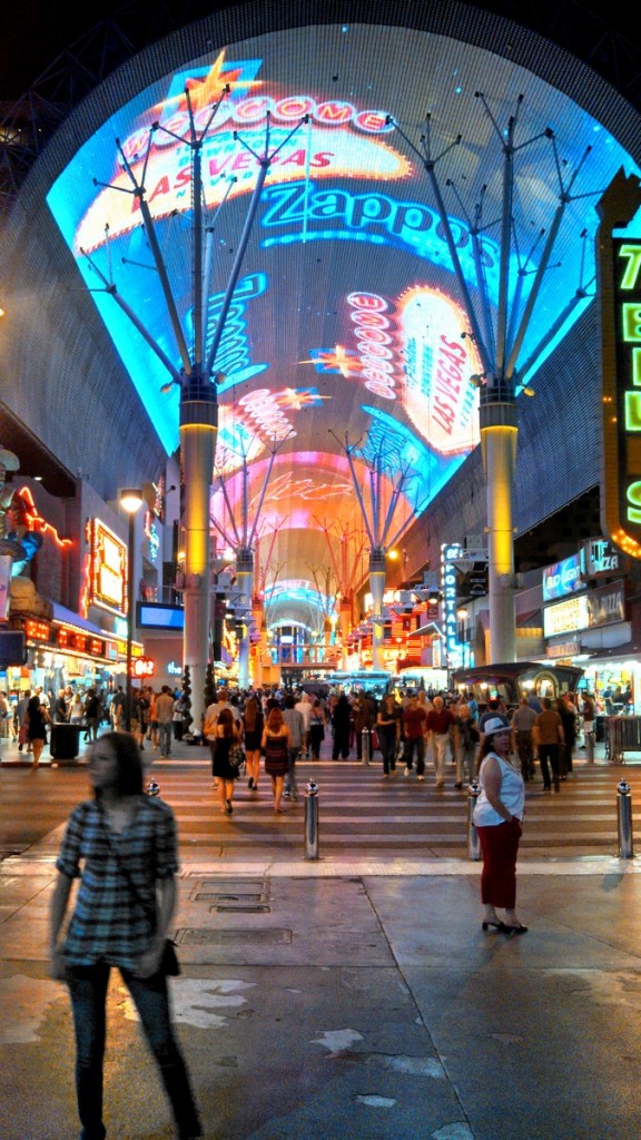 The electric acid trip that is Fremont Street.