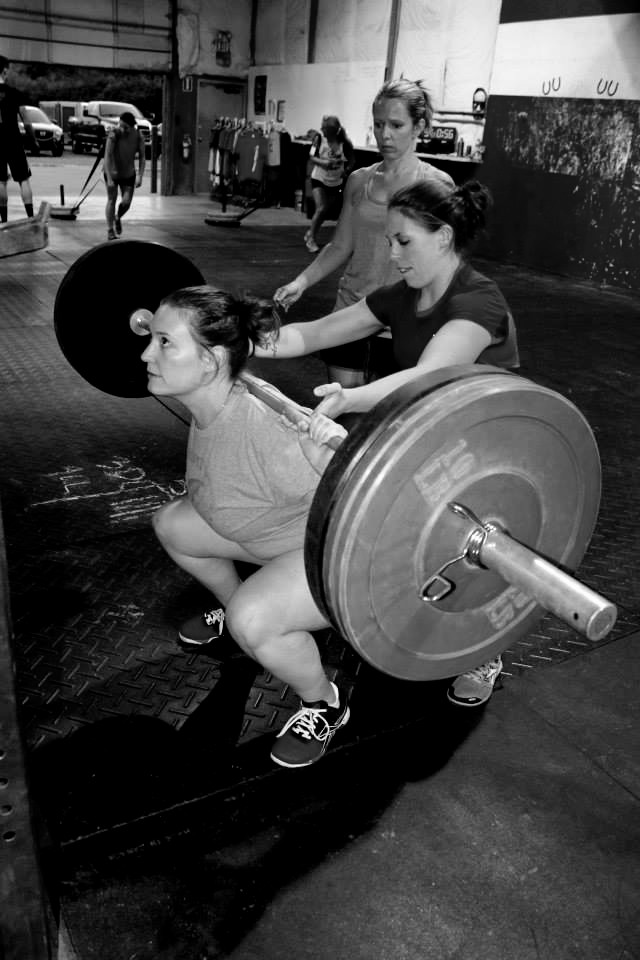 This isn't really a back squat.