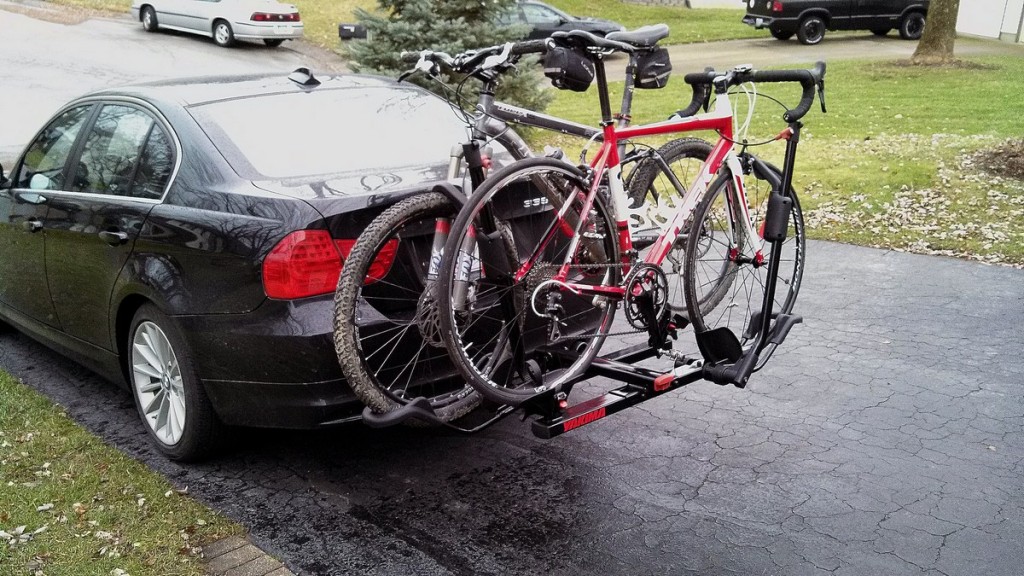 I think every car looks better with a couple bikes hanging off the back.